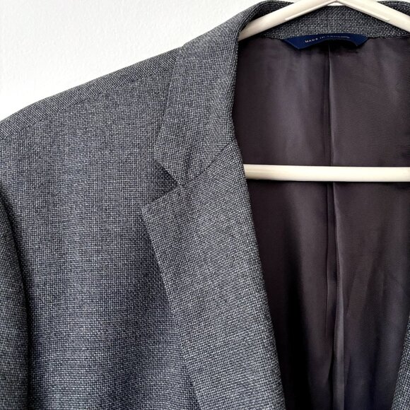 Brooks Brothers MILANO Sport Coat 46R Reda Wool Textured Blazer Suit Jacket - Picture 13 of 13
